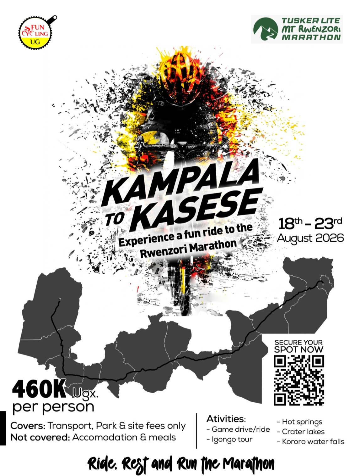 The FCU Kampala - Kasese  Cycling Adventure Challenge 2026